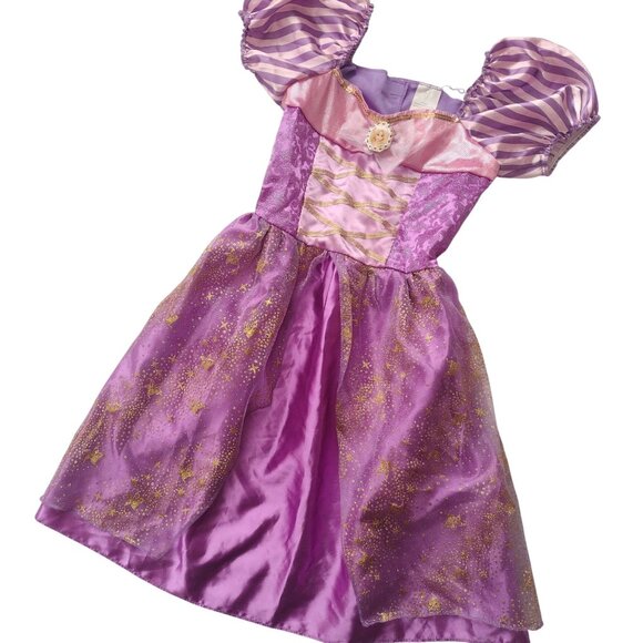 Disney Other - Disney Rapunzel Tangled Costume 4-6X Purple Gold Glittery Princess Dress